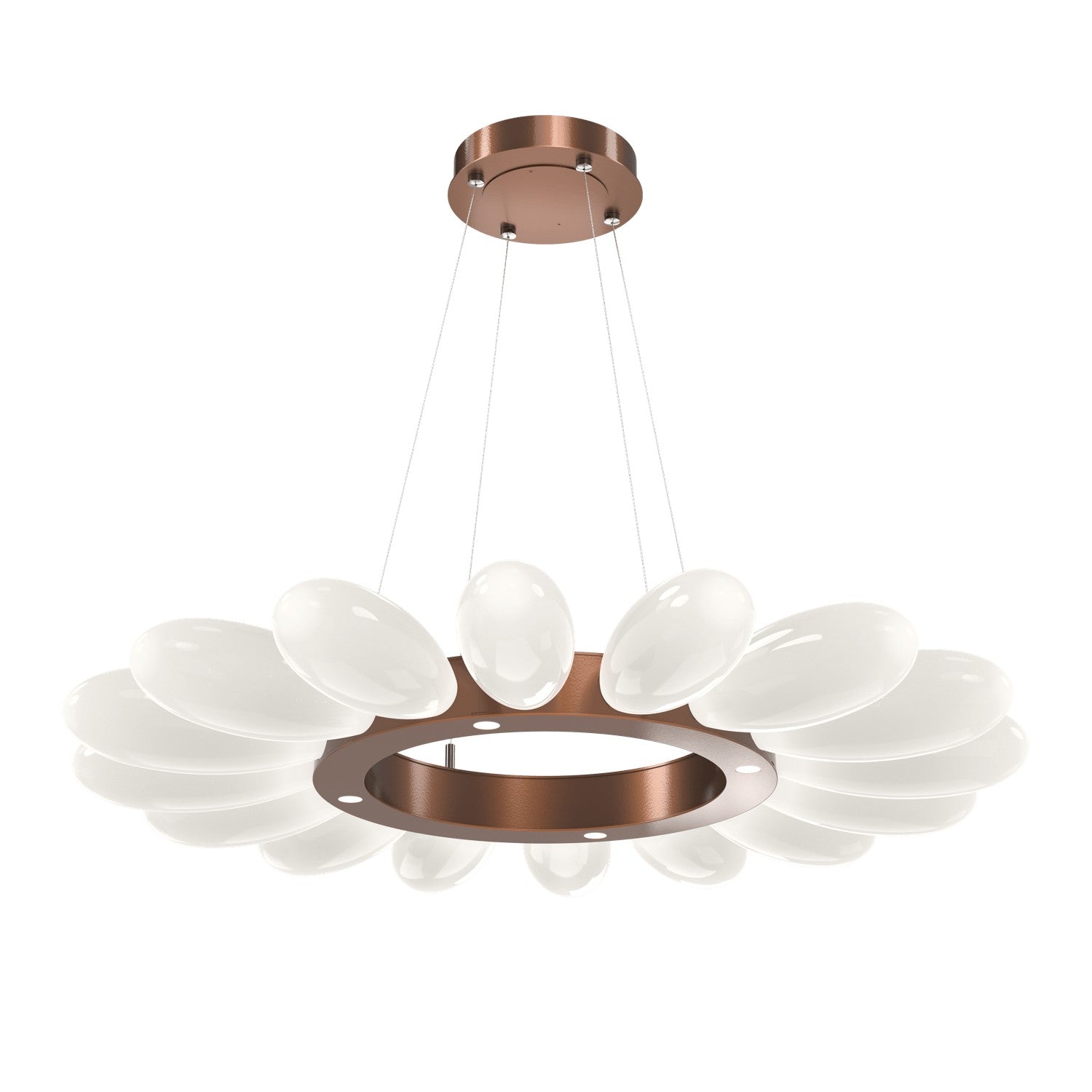 Hammerton Studio - CHB0071-39-BB-WL-CA1-L3 - LED Chandelier - Fiori - Burnished Bronze