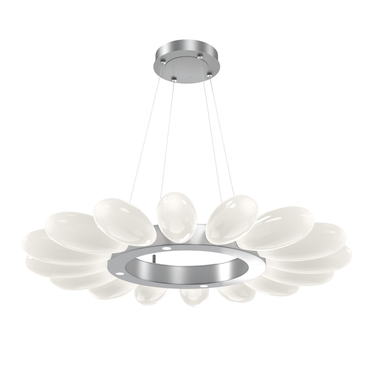 Hammerton Studio - CHB0071-39-CS-WL-CA1-L3 - LED Chandelier - Fiori - Classic Silver