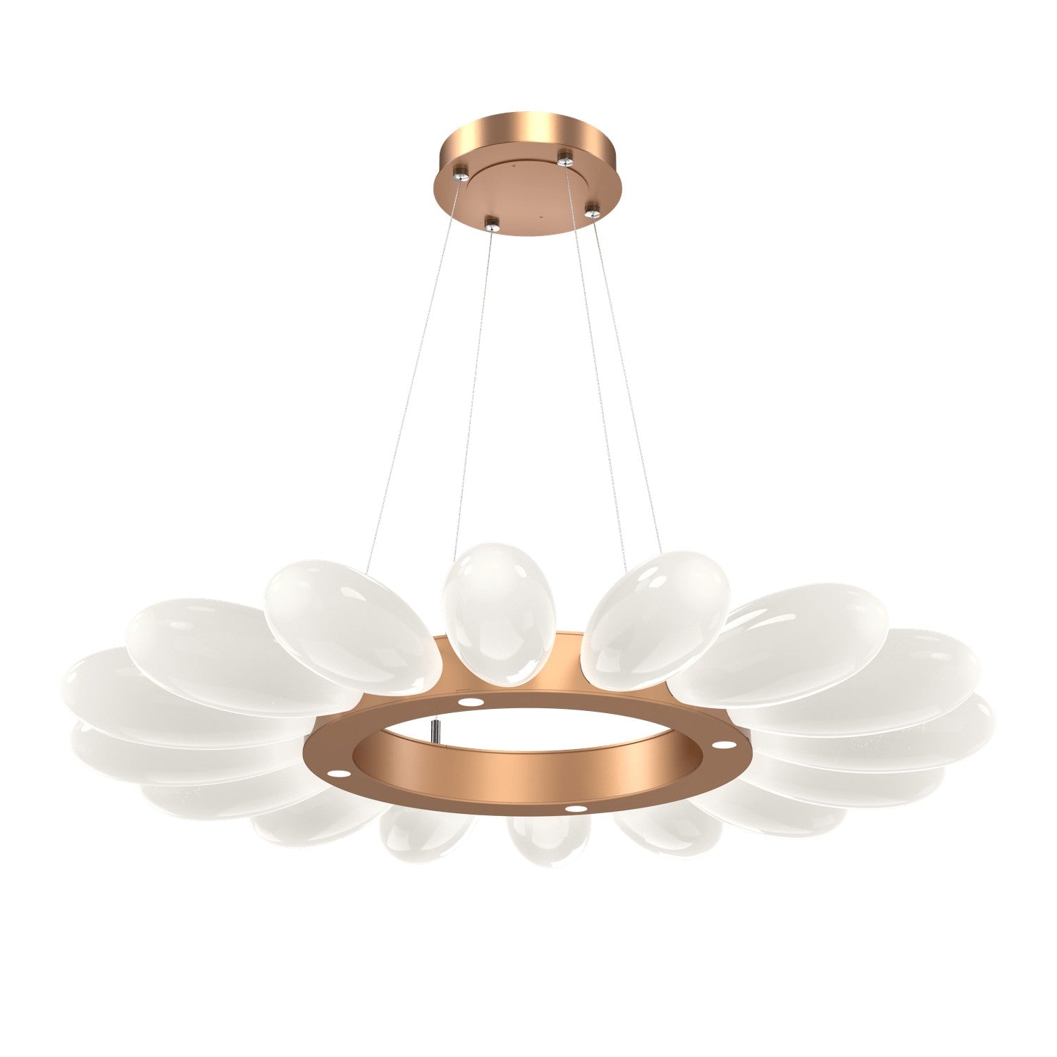 Hammerton Studio - CHB0071-39-NB-WL-CA1-L3 - LED Chandelier - Fiori - Novel Brass