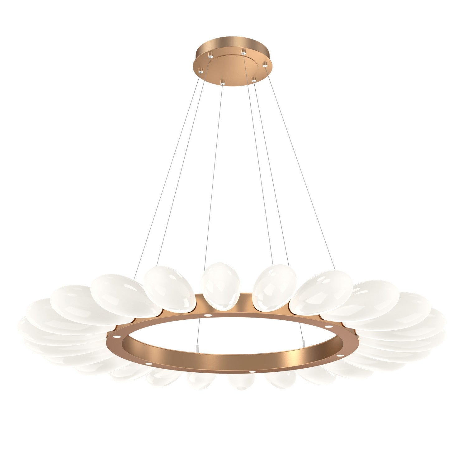 Hammerton Studio - CHB0071-56-NB-WL-CA1-L3 - LED Chandelier - Fiori - Novel Brass