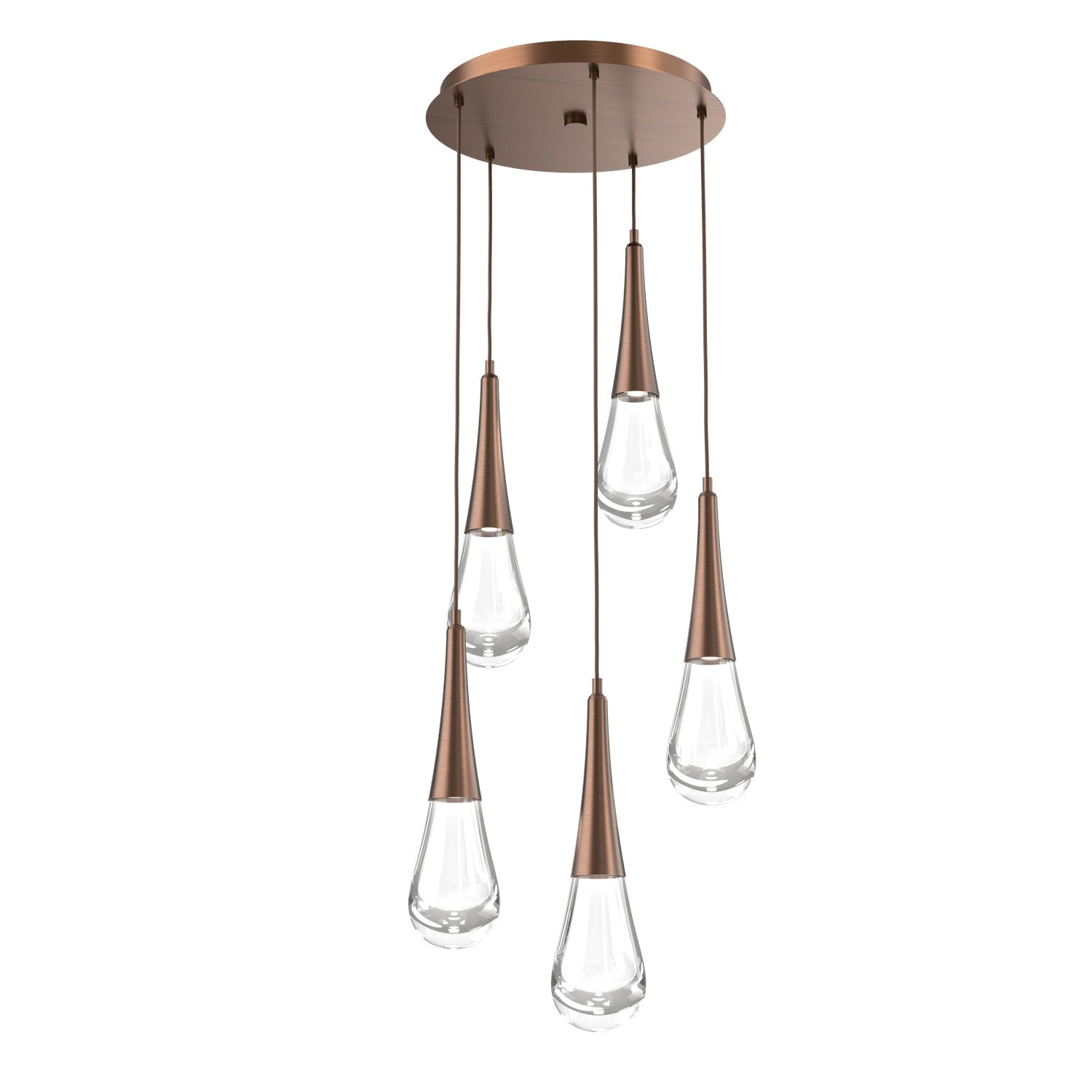 Hammerton Studio - CHB0078-05-RB-C-C01-L1 - LED Pendant - Raindrop - Oil Rubbed Bronze