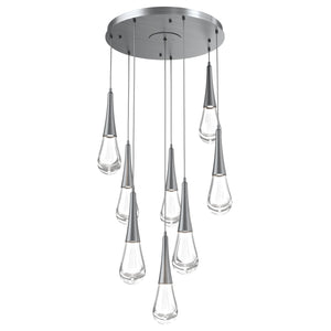 Hammerton Studio - CHB0078-08-GM-C-C01-L1 - LED Pendant - Raindrop - Gunmetal