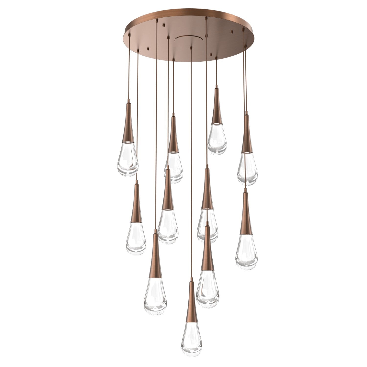 Hammerton Studio - CHB0078-11-RB-C-C01-L1 - LED Pendant - Raindrop - Oil Rubbed Bronze