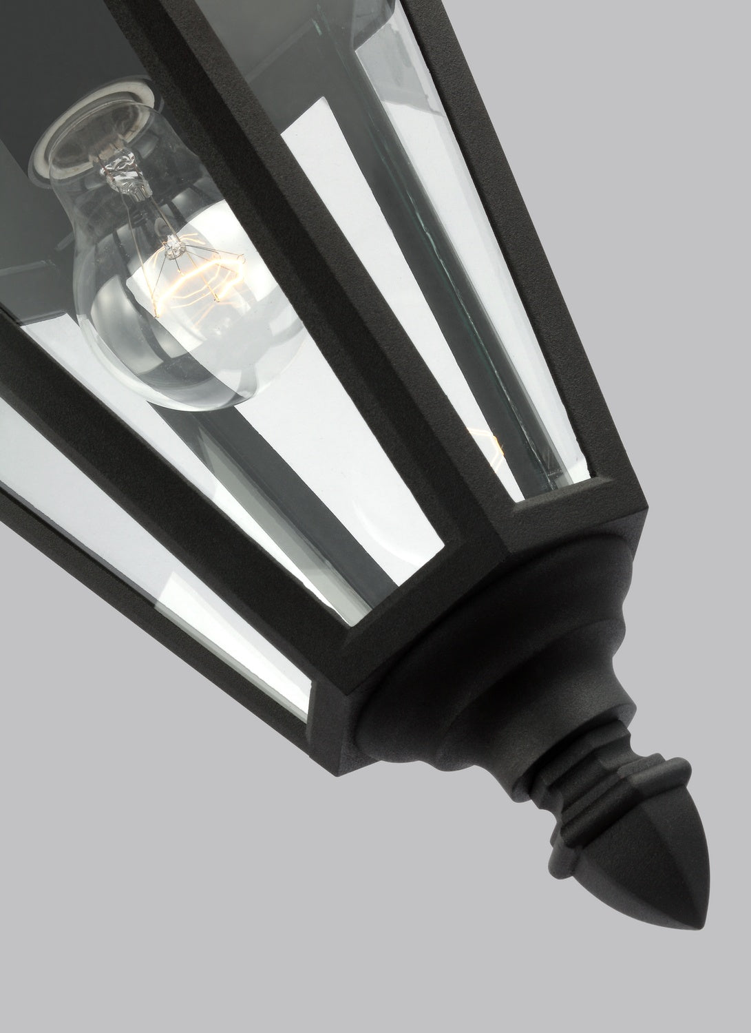 Generation Lighting - 6025-12 - One Light Outdoor Pendant - Brentwood - Black
