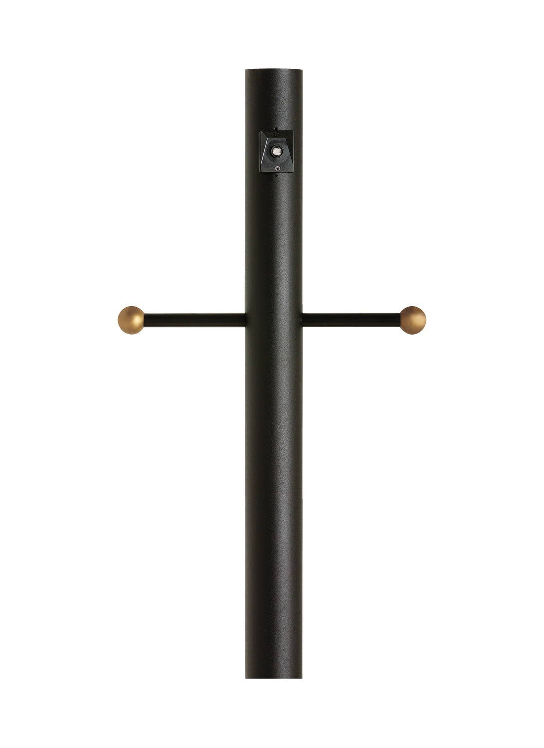 Generation Lighting. - 8114-12 - Post with Ladder Rest and Photo Cell - Outdoor Posts - Black