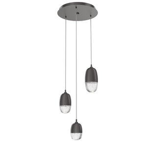 Hammerton Studio - CHB0079-03-GP-PC-C01-L3 - LED Pendant - Pebble - Graphite