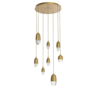 Hammerton Studio - CHB0079-08-GB-PC-C01-L1 - LED Pendant - Pebble - Gilded Brass