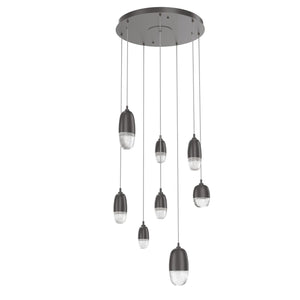 Hammerton Studio - CHB0079-08-GP-PC-C01-L3 - LED Pendant - Pebble - Graphite