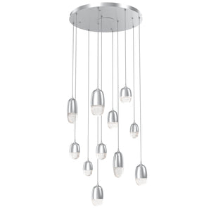 Hammerton Studio - CHB0079-11-CS-PC-C01-L3 - LED Pendant - Pebble - Classic Silver