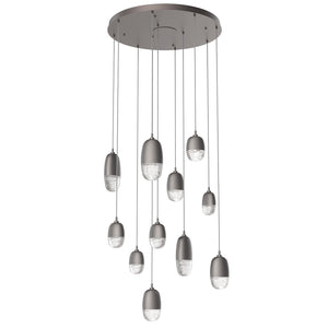 Hammerton Studio - CHB0079-11-GP-PC-C01-L1 - LED Pendant - Pebble - Graphite