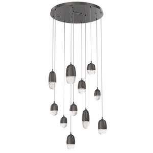 Hammerton Studio - CHB0079-11-GP-PC-C01-L3 - LED Pendant - Pebble - Graphite