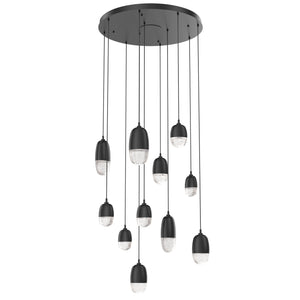 Hammerton Studio - CHB0079-11-MB-PC-C01-L3 - LED Pendant - Pebble - Matte Black