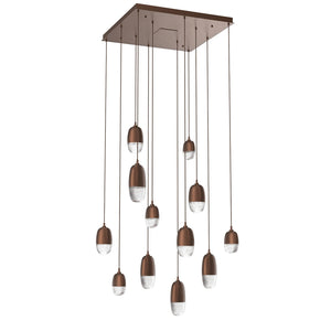 Hammerton Studio - CHB0079-12-BB-PC-C01-L1 - LED Pendant - Pebble - Burnished Bronze