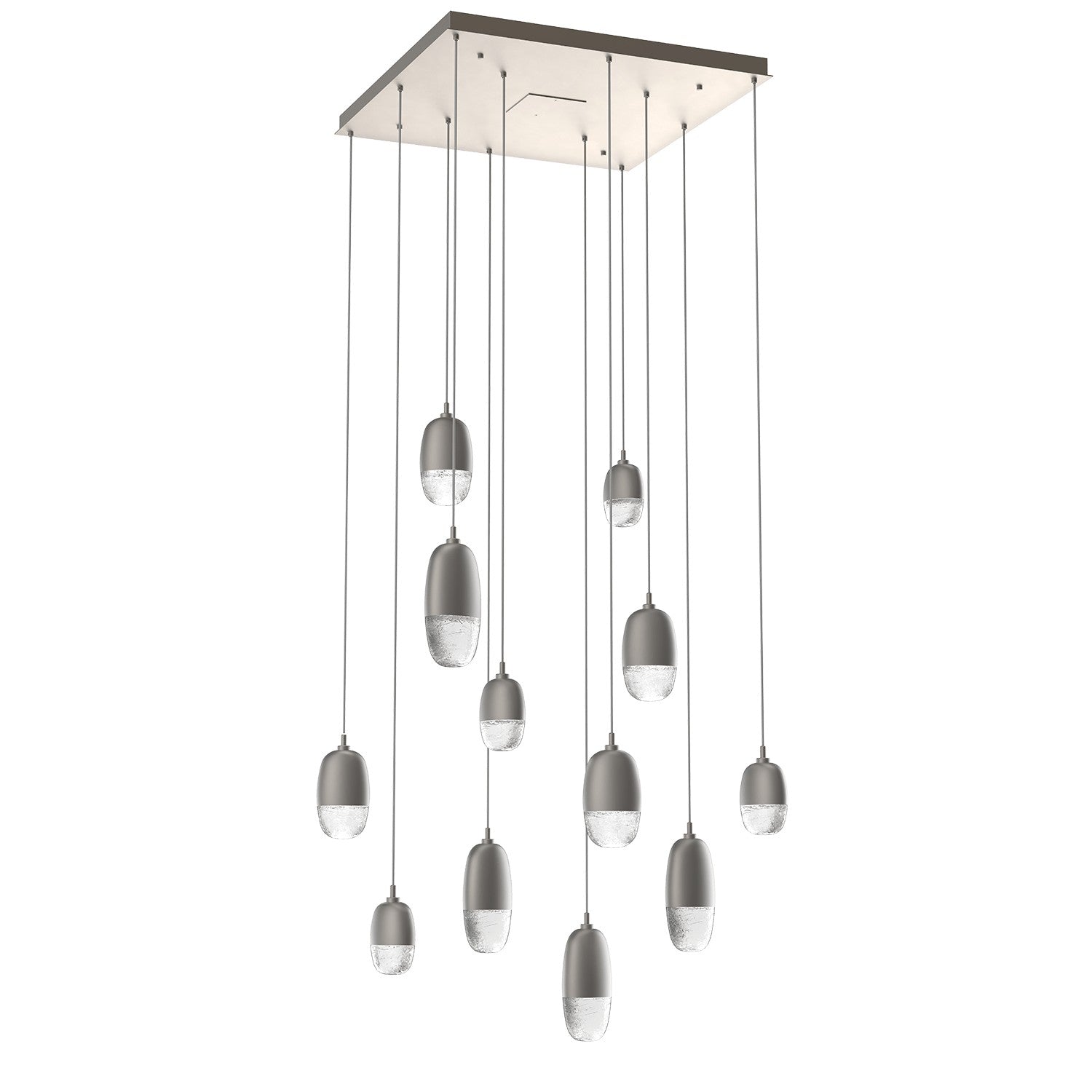 Hammerton Studio - CHB0079-12-BS-PC-C01-L1 - LED Pendant - Pebble - Beige Silver