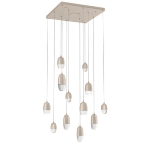 Hammerton Studio - CHB0079-12-BS-PC-C01-L3 - LED Pendant - Pebble - Beige Silver