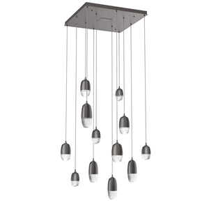 Hammerton Studio - CHB0079-12-GP-PC-C01-L1 - LED Pendant - Pebble - Graphite