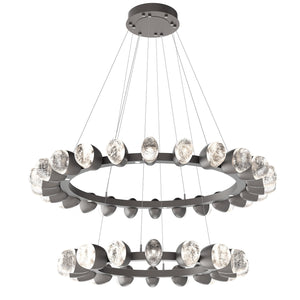 Hammerton Studio - CHB0079-2T-GP-PC-CA1-L1 - LED Chandelier - Pebble - Graphite