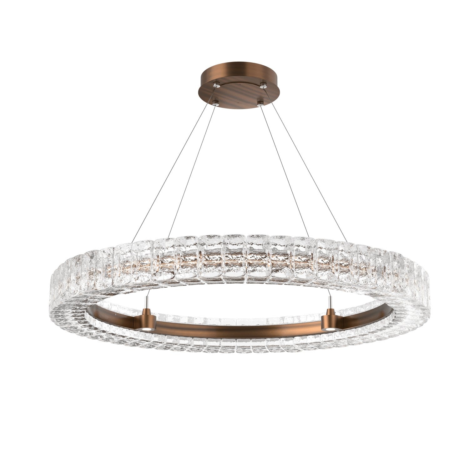 Hammerton Studio - CHB0080-36-RB-AC-CA1-L3 - LED Chandelier - Asscher - Oil Rubbed Bronze