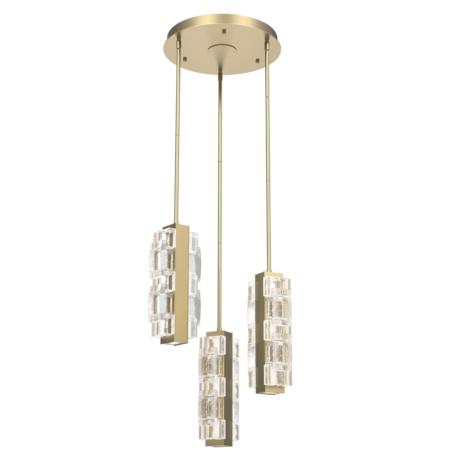 Hammerton Studio - CHB0087-03-GB-TE-001-L2 - LED Pendant - Tessera - Gilded Brass