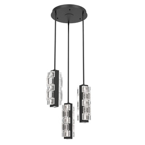 Hammerton Studio - CHB0087-03-MB-TE-001-L2 - LED Pendant - Tessera - Matte Black