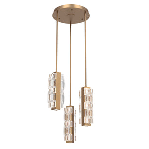 Hammerton Studio - CHB0087-03-NB-TE-001-L2 - LED Pendant - Tessera - Novel Brass