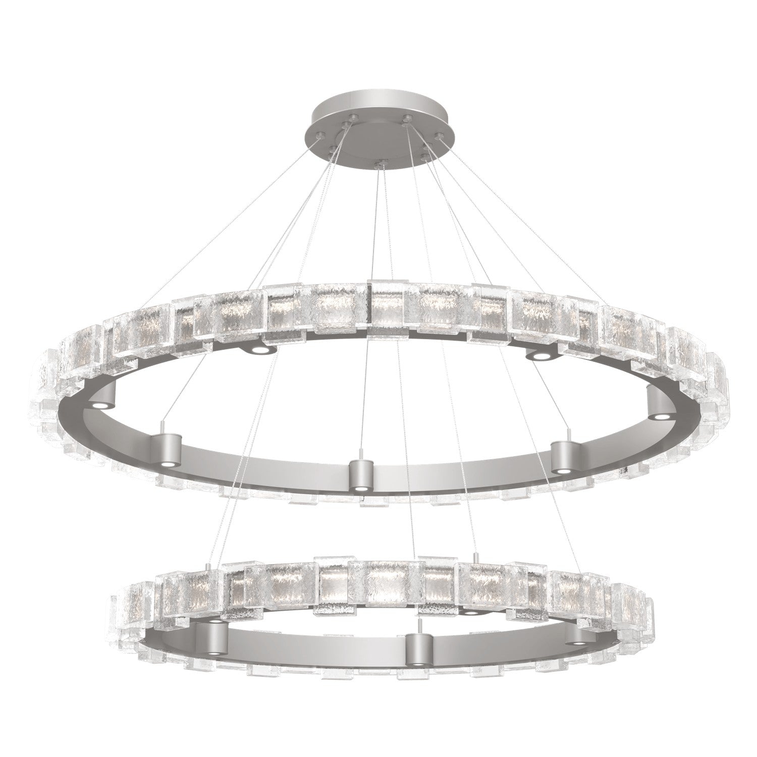 Hammerton Studio - CHB0087-2T-BS-TE-CA1-L3 - LED Chandelier - Tessera - Beige Silver