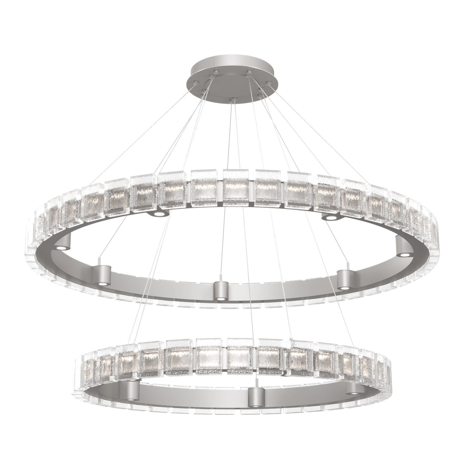 Hammerton Studio - CHB0087-2T-BS-TP-CA1-L3 - LED Chandelier - Tessera - Beige Silver