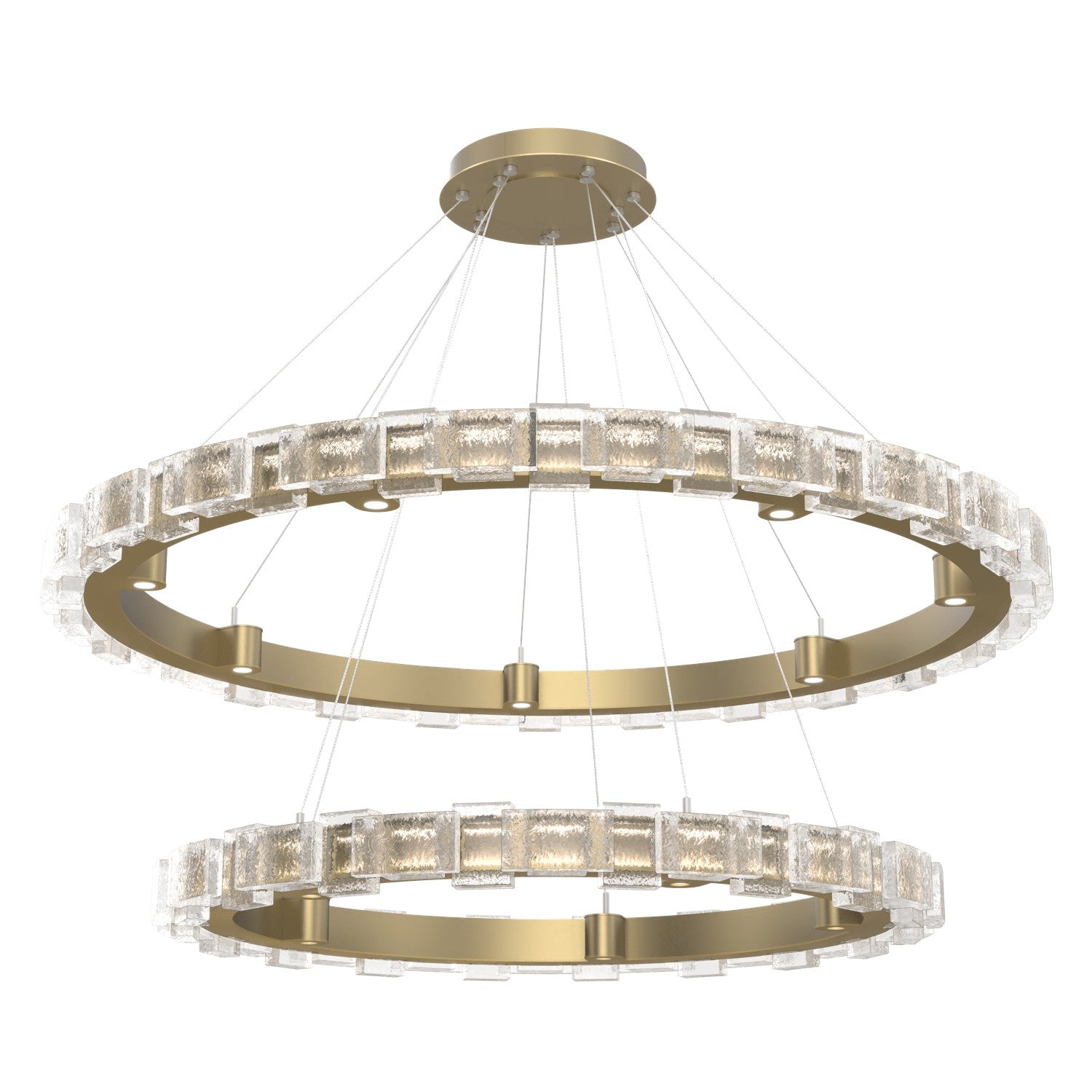 Hammerton Studio - CHB0087-2T-GB-TE-CA1-L3 - LED Chandelier - Tessera - Gilded Brass