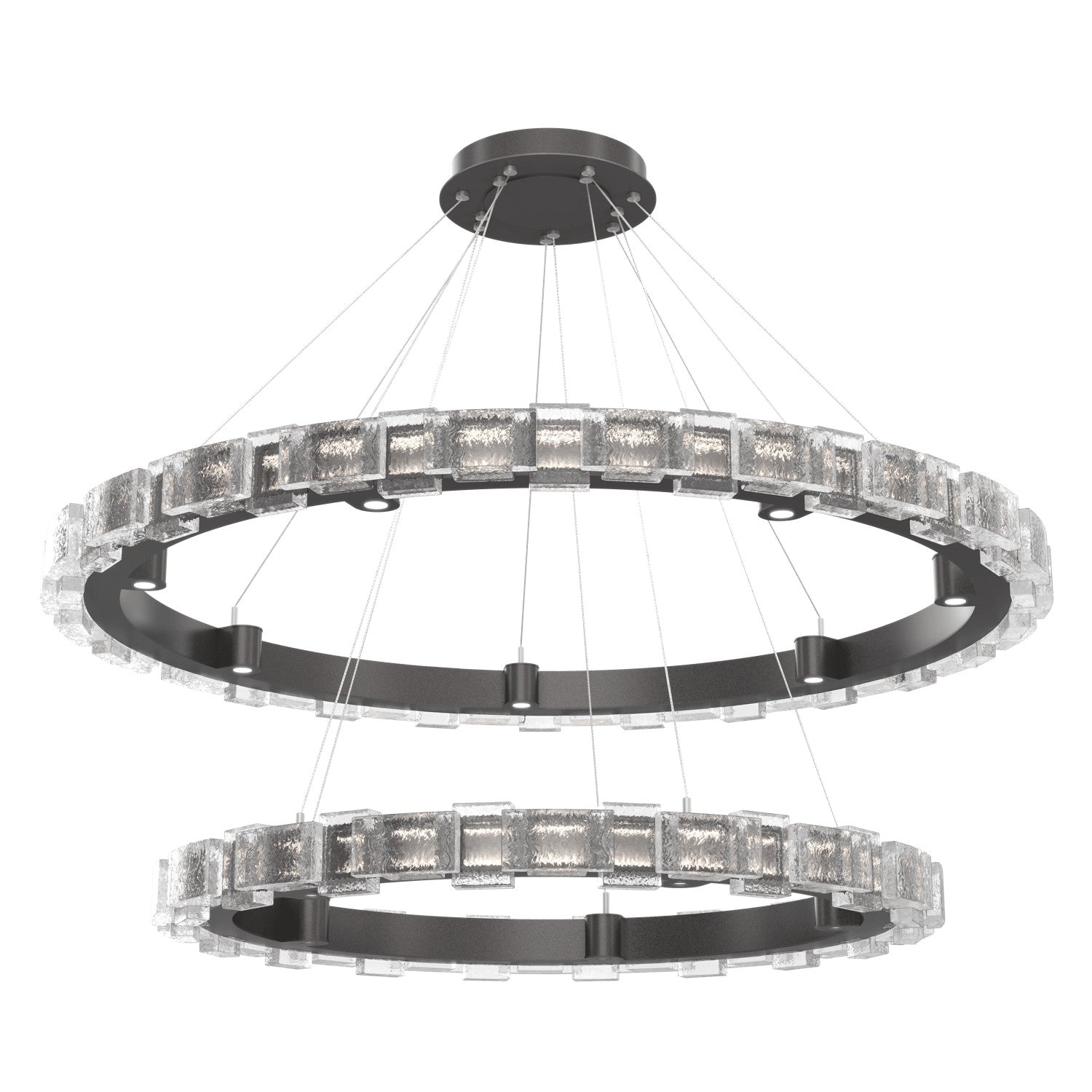 Hammerton Studio - CHB0087-2T-GP-TE-CA1-L3 - LED Chandelier - Tessera - Graphite