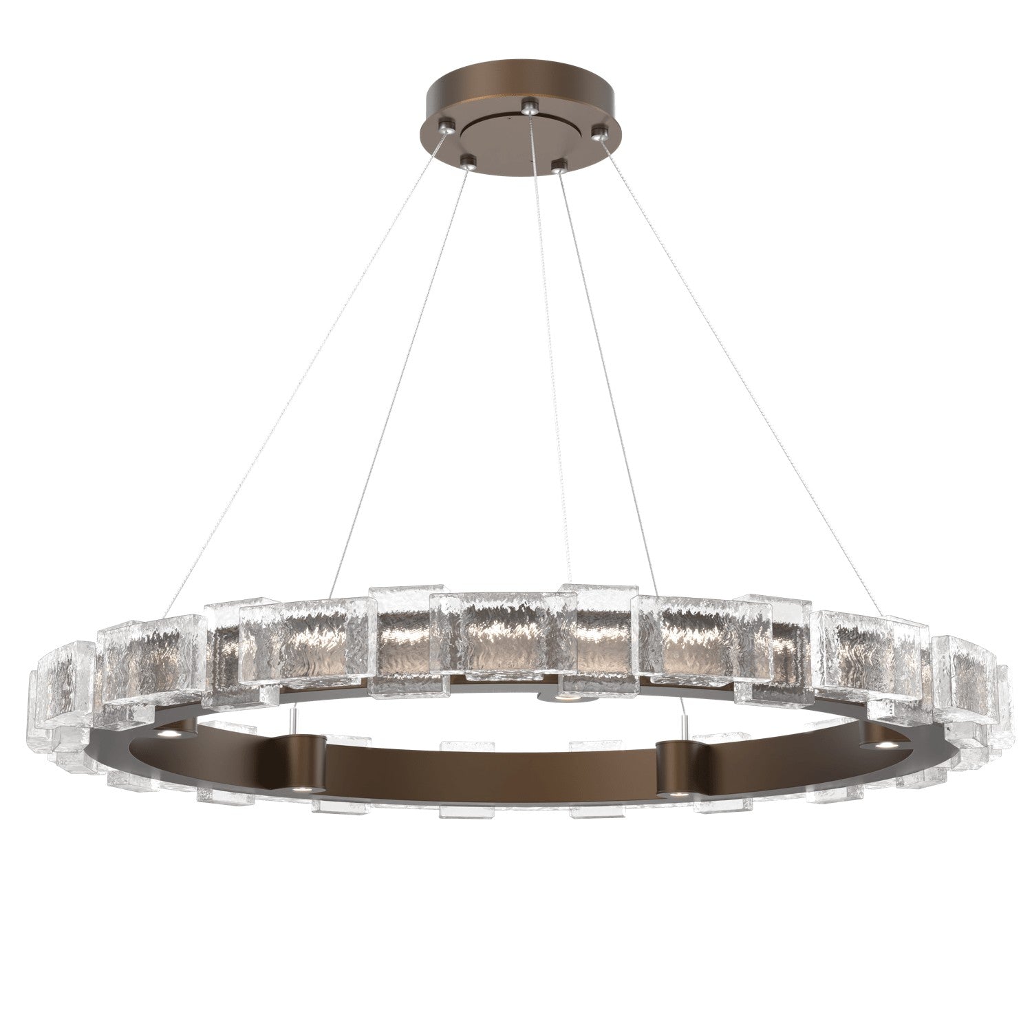 Hammerton Studio - CHB0087-38-FB-TE-CA1-L3 - LED Chandelier - Tessera - Flat Bronze