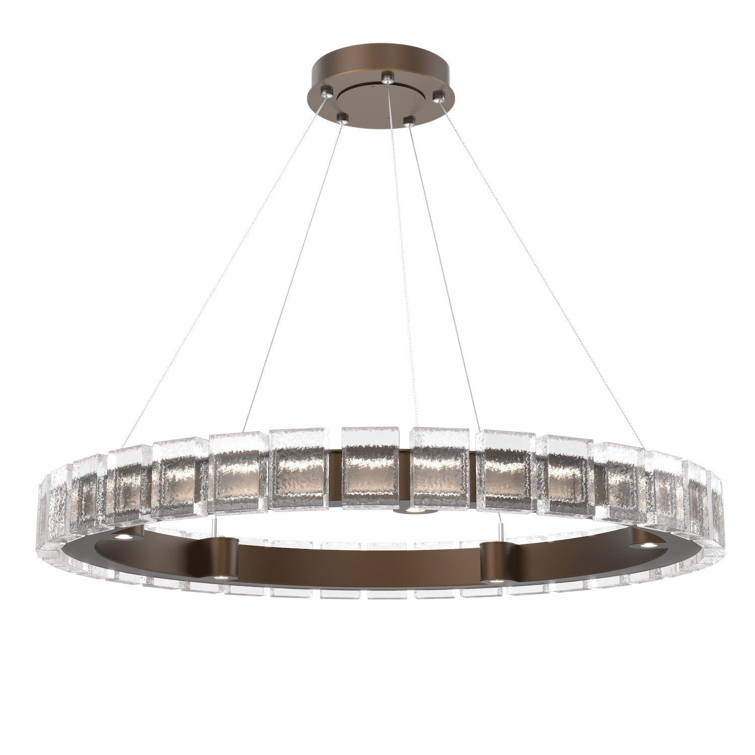 Hammerton Studio - CHB0087-38-FB-TP-CA1-L3 - LED Chandelier - Tessera - Flat Bronze