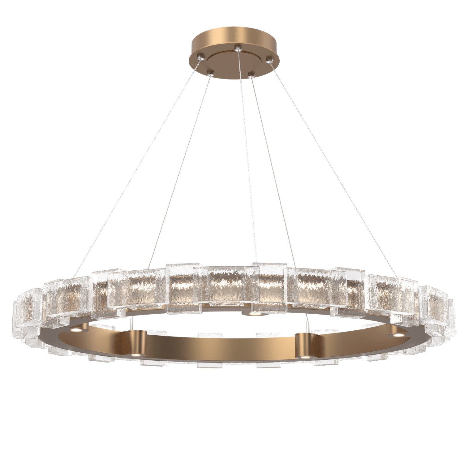 Hammerton Studio - CHB0087-38-NB-TE-CA1-L3 - LED Chandelier - Tessera - Novel Brass