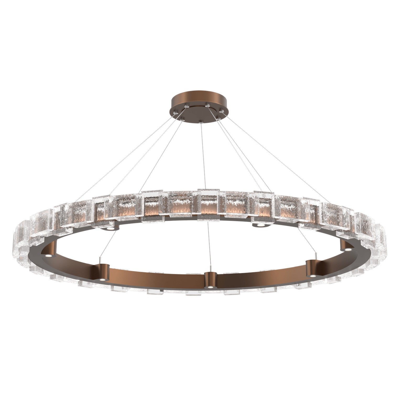 Hammerton Studio - CHB0087-50-BB-TE-CA1-L3 - LED Chandelier - Tessera - Burnished Bronze