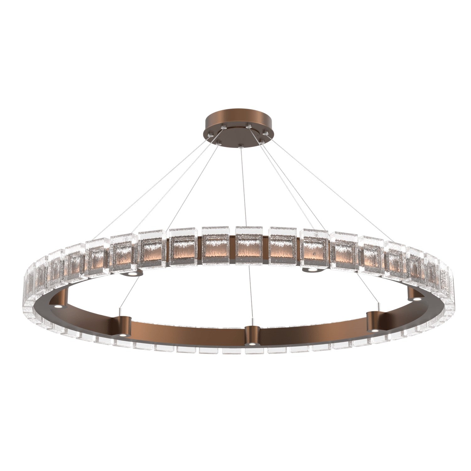 Hammerton Studio - CHB0087-50-BB-TP-CA1-L3 - LED Chandelier - Tessera - Burnished Bronze