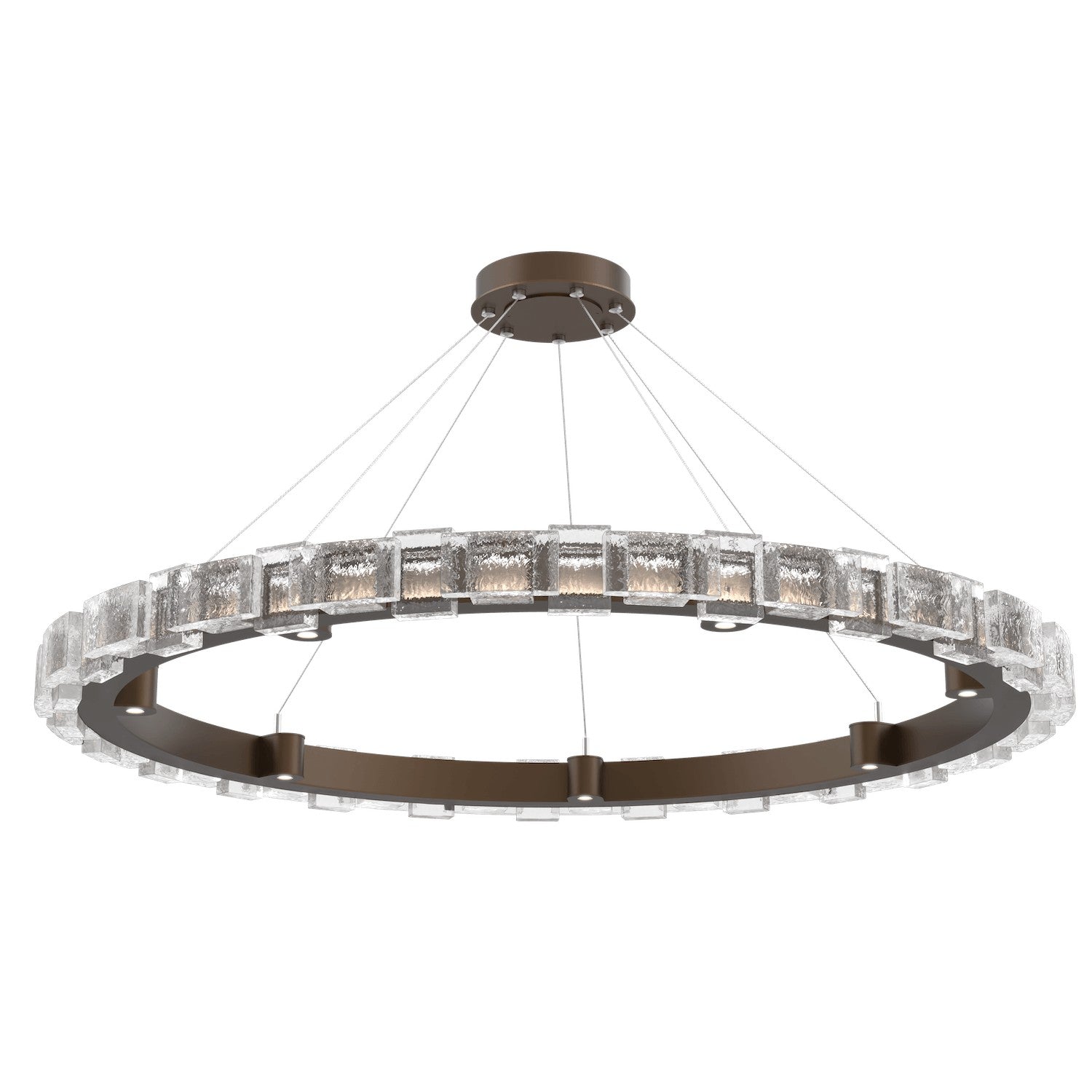 Hammerton Studio - CHB0087-50-FB-TE-CA1-L3 - LED Chandelier - Tessera - Flat Bronze