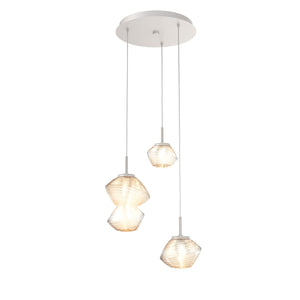 Hammerton Studio - CHB0089-03-BS-A-C01-L1 - LED Pendant - Mesa - Beige Silver