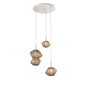 Hammerton Studio - CHB0089-03-BS-B-C01-L1 - LED Pendant - Mesa - Beige Silver