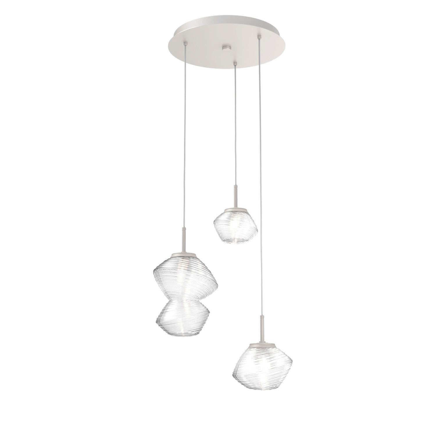 Hammerton Studio - CHB0089-03-BS-C-C01-L1 - LED Pendant - Mesa - Beige Silver