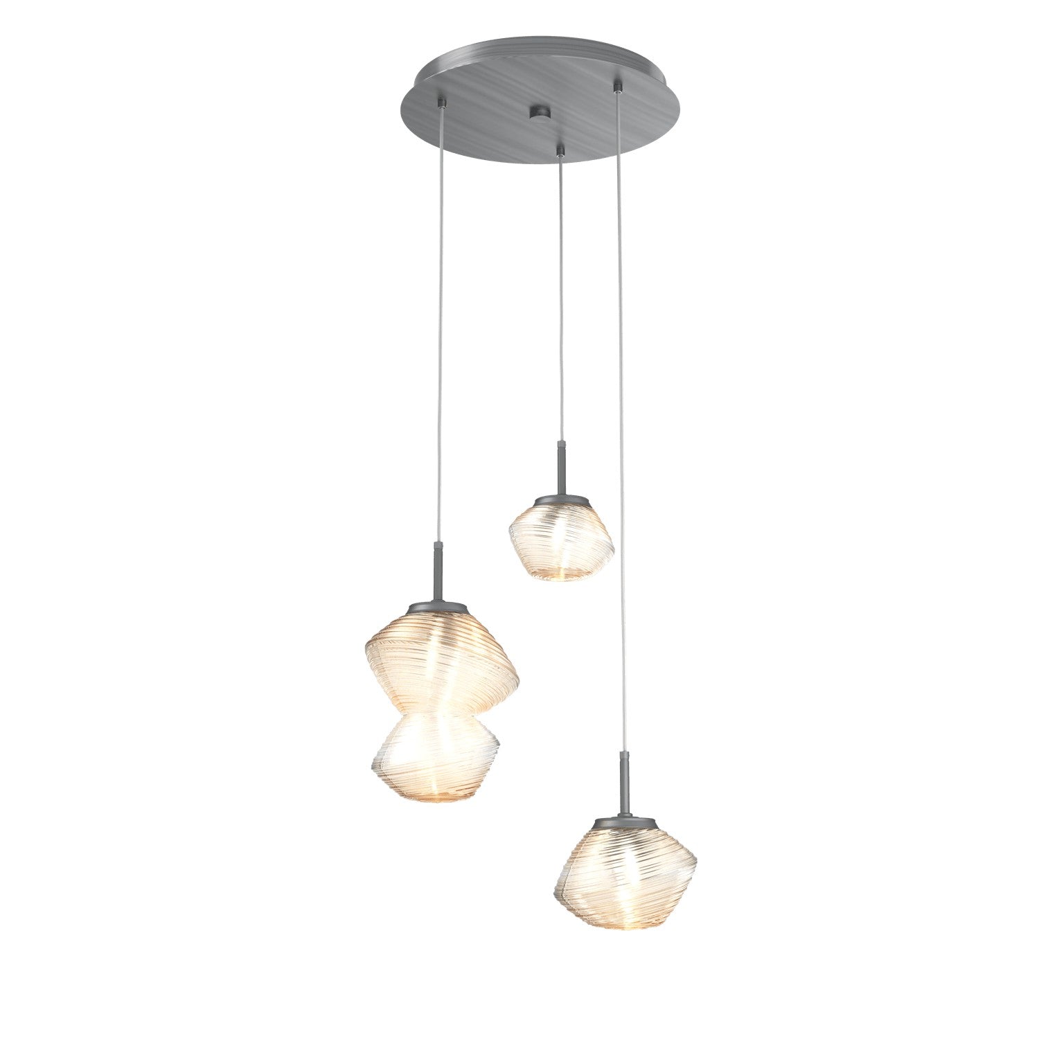 Hammerton Studio - CHB0089-03-GM-A-C01-L1 - LED Pendant - Mesa - Gunmetal