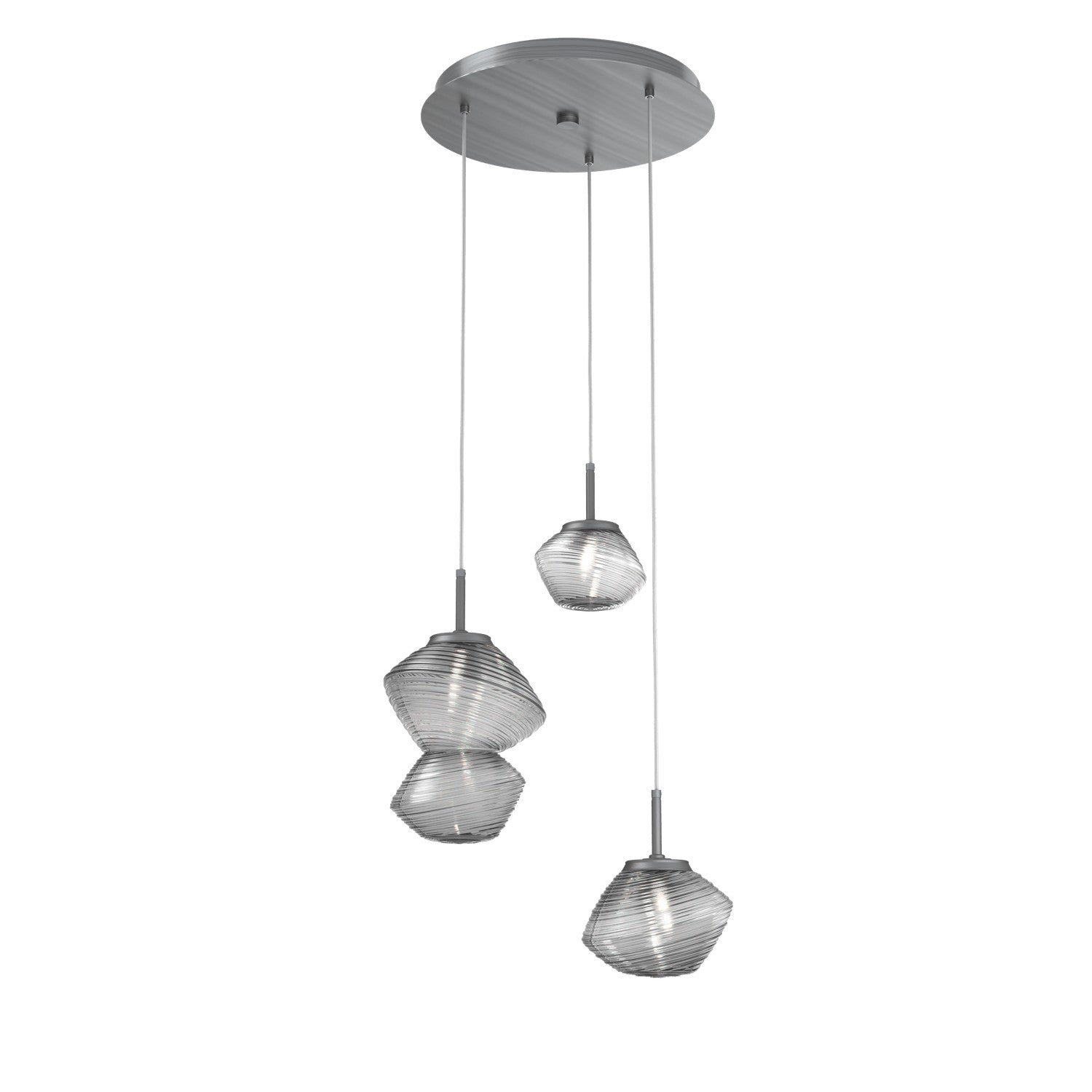 Hammerton Studio - CHB0089-03-GM-S-C01-L1 - LED Pendant - Mesa - Gunmetal