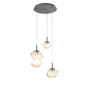 Hammerton Studio - CHB0089-03-GP-A-C01-L1 - LED Pendant - Mesa - Graphite