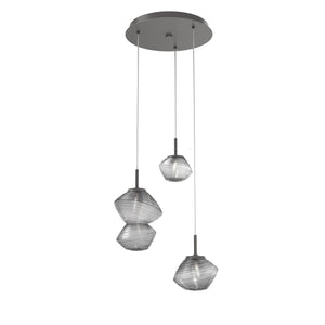 Hammerton Studio - CHB0089-03-GP-S-C01-L1 - LED Pendant - Mesa - Graphite