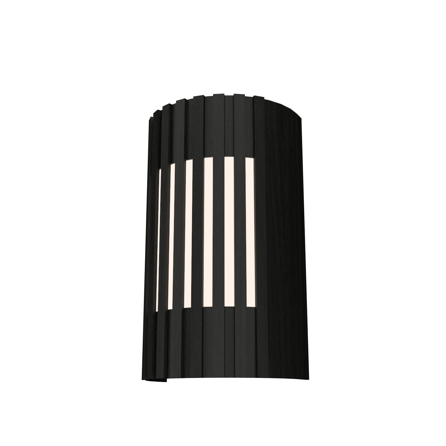 Accord Lighting - 420.46 - Two Light Wall Lamp - Slatted - Organic Black