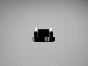 Accord Lighting - 4203.46 - Two Light Wall Lamp - Flow - Organic Black