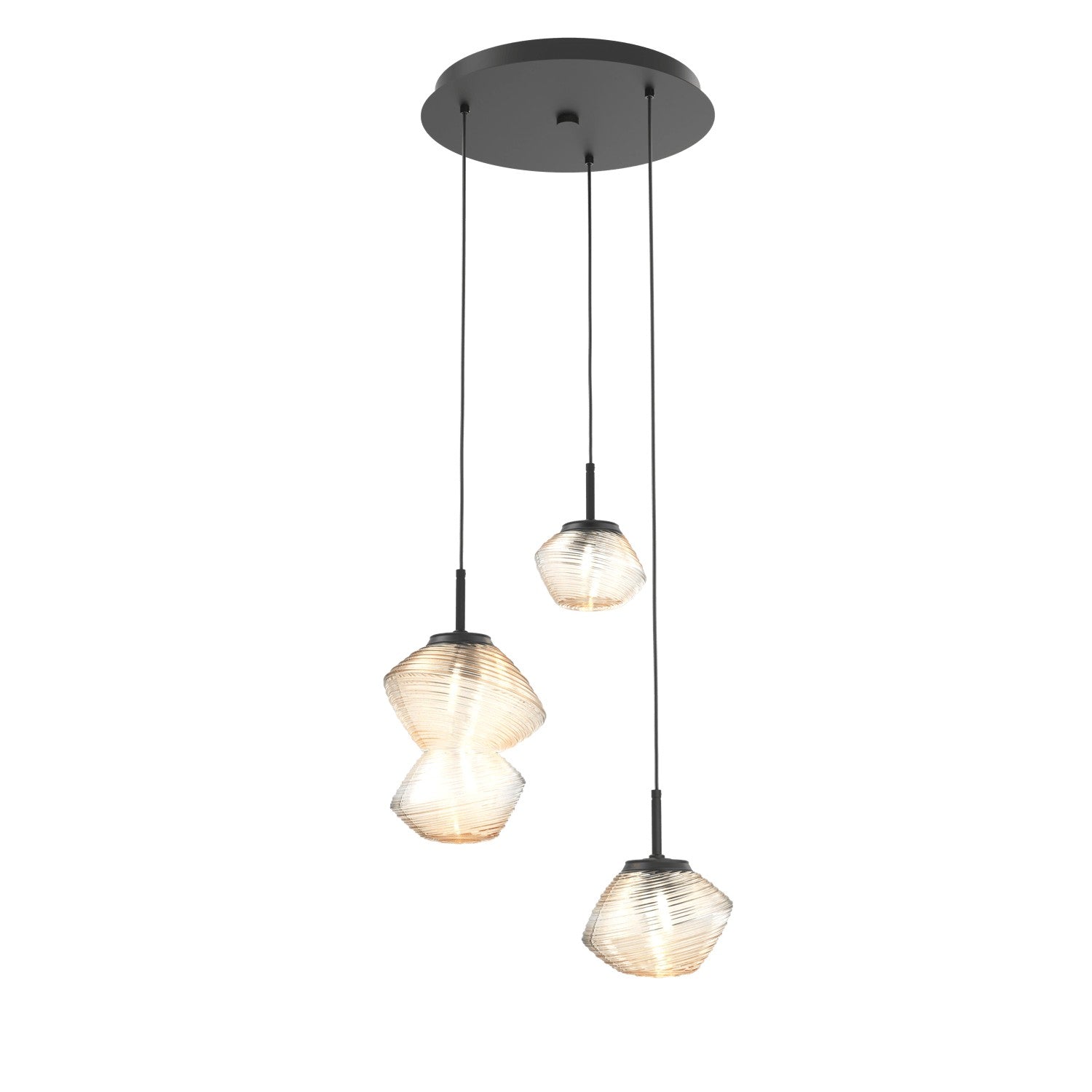 Hammerton Studio - CHB0089-03-MB-A-C01-L1 - LED Pendant - Mesa - Matte Black