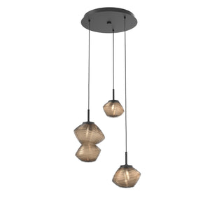 Hammerton Studio - CHB0089-03-MB-B-C01-L1 - LED Pendant - Mesa - Matte Black