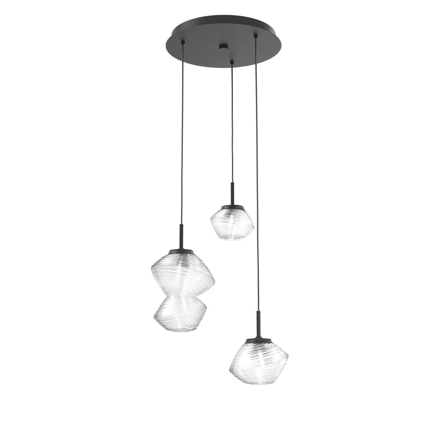 Hammerton Studio - CHB0089-03-MB-C-C01-L1 - LED Pendant - Mesa - Matte Black