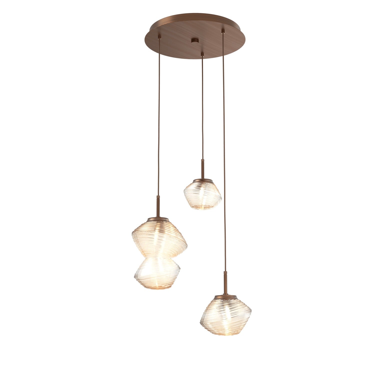 Hammerton Studio - CHB0089-03-RB-A-C01-L1 - LED Pendant - Mesa - Oil Rubbed Bronze