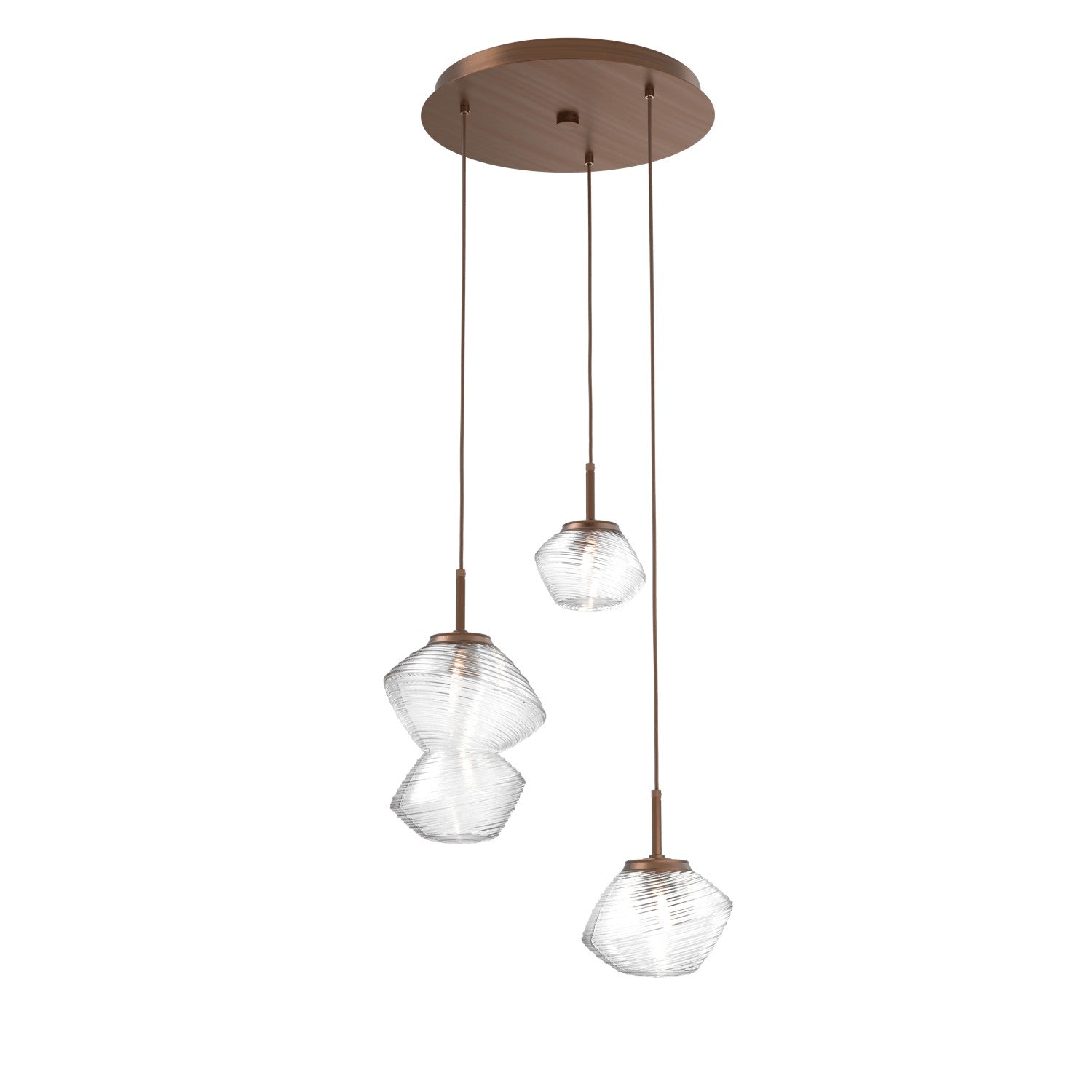 Hammerton Studio - CHB0089-03-RB-C-C01-L1 - LED Pendant - Mesa - Oil Rubbed Bronze