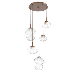 Hammerton Studio - CHB0089-05-BB-C-C01-L1 - LED Pendant - Mesa - Burnished Bronze